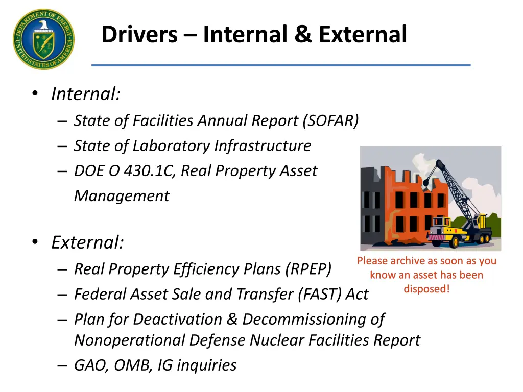 drivers internal external
