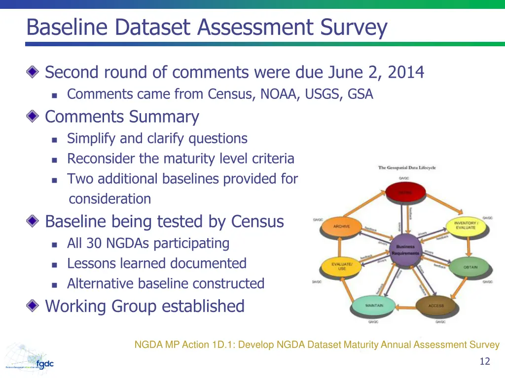 baseline dataset assessment survey