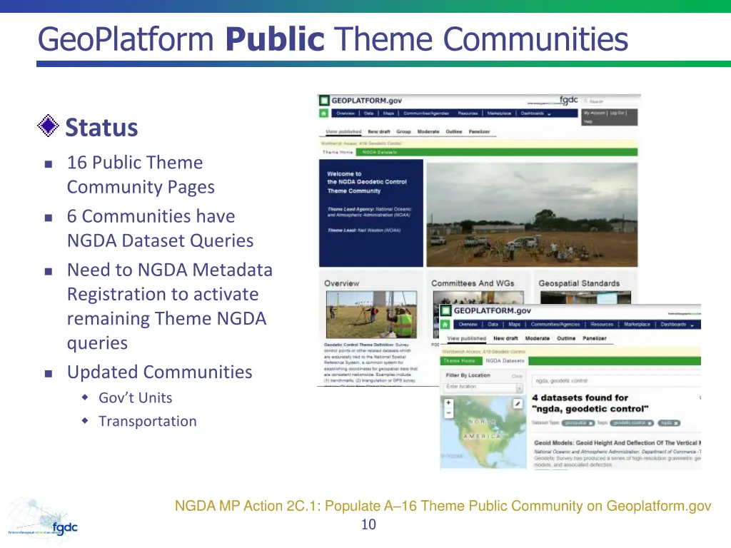 geoplatform public theme communities