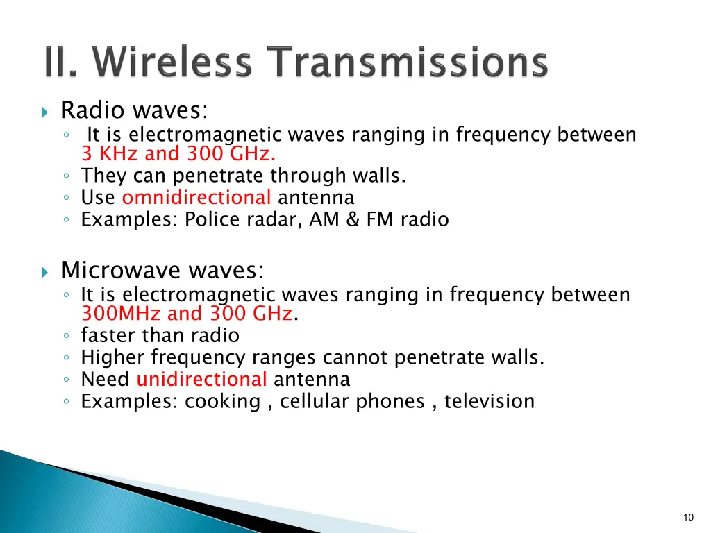 radio waves it is electromagnetic waves ranging