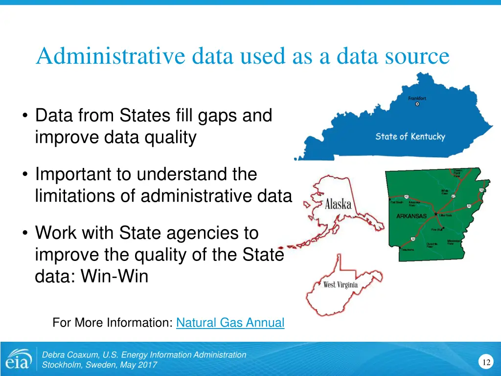 administrative data used as a data source