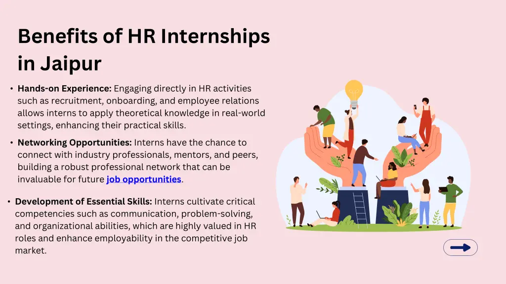benefits of hr internships in jaipur
