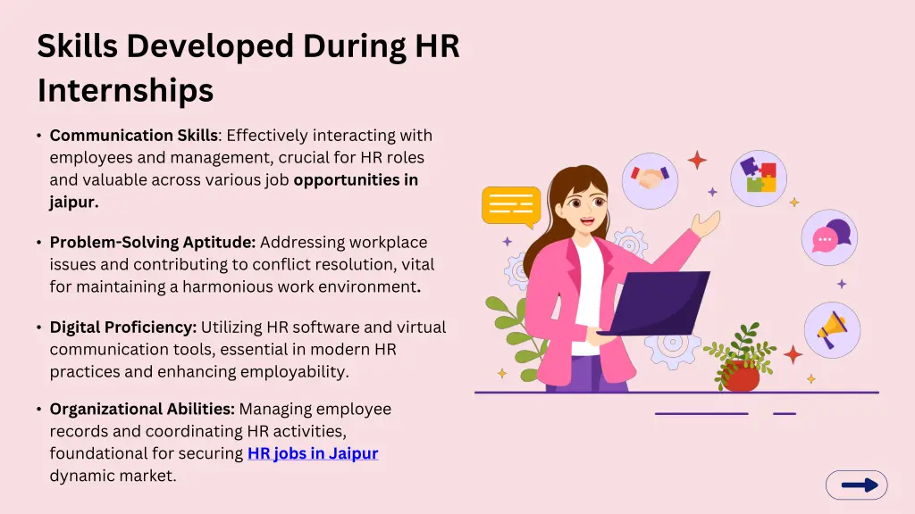 skills developed during hr internships