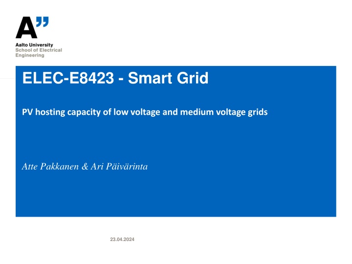 elec e8423 smart grid