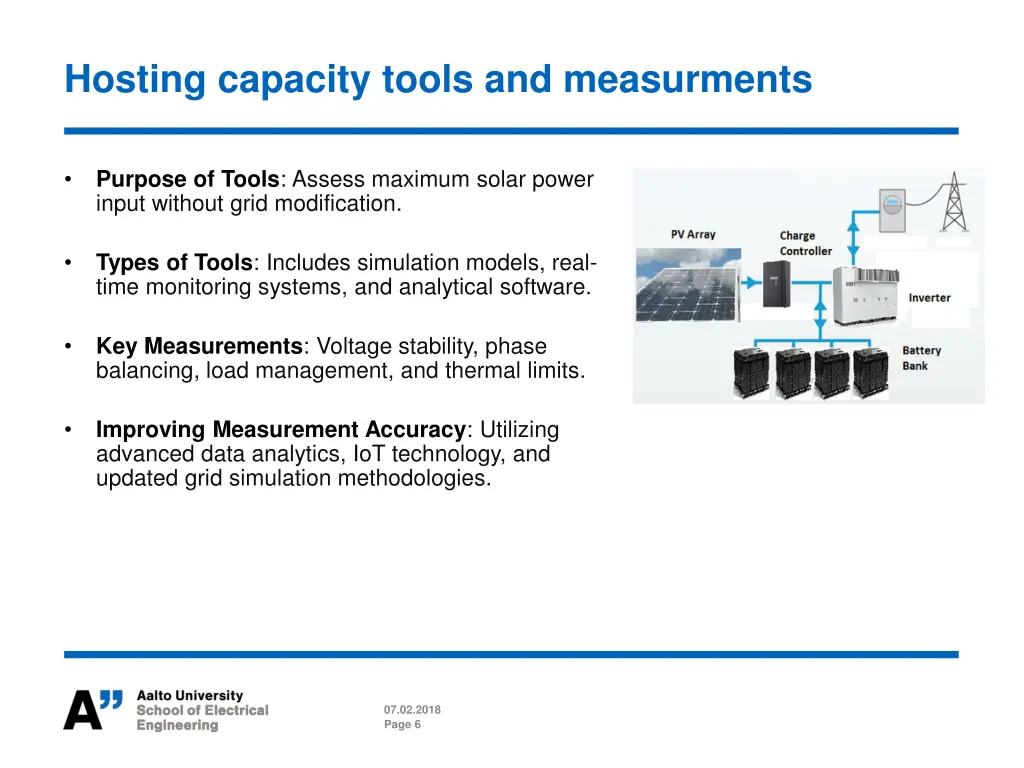hosting capacity tools and measurments