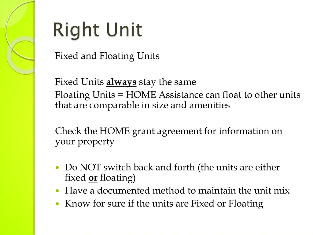 right unit 5