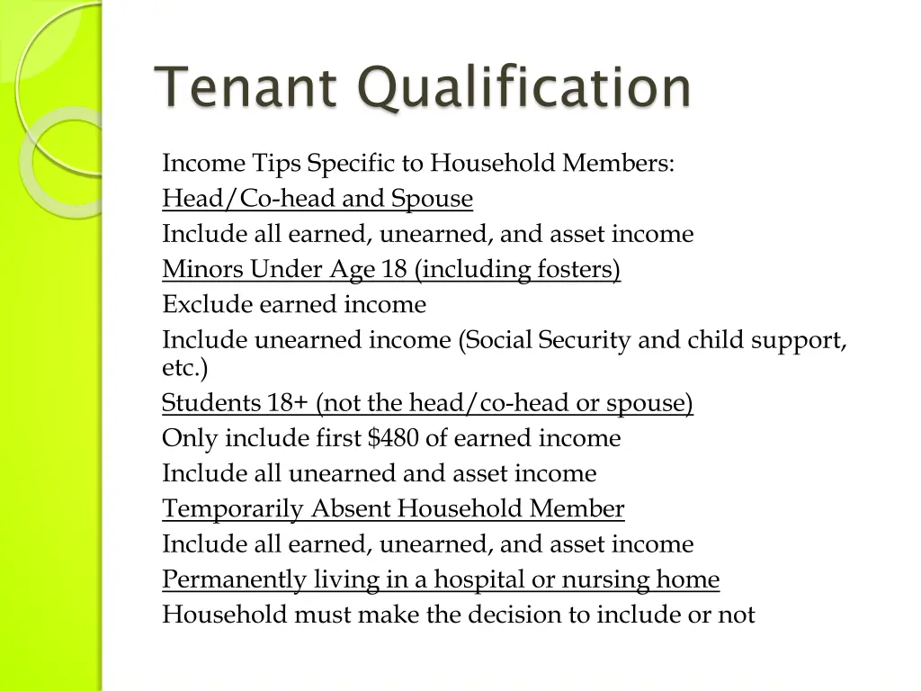 tenant qualification 1