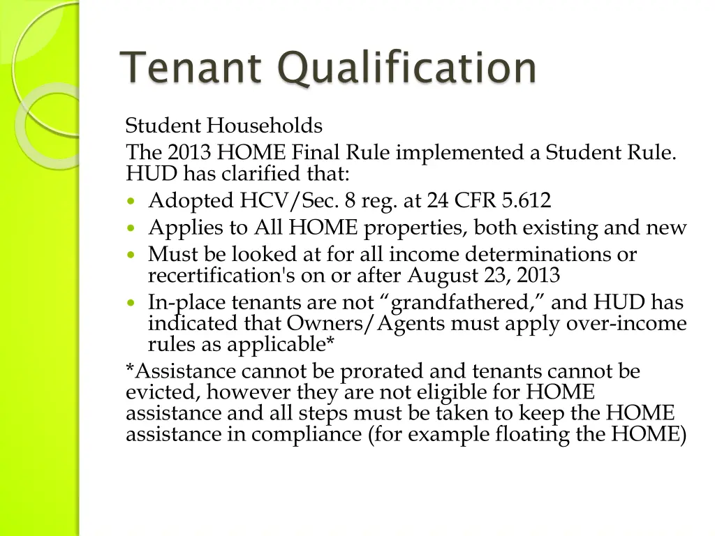 tenant qualification 11