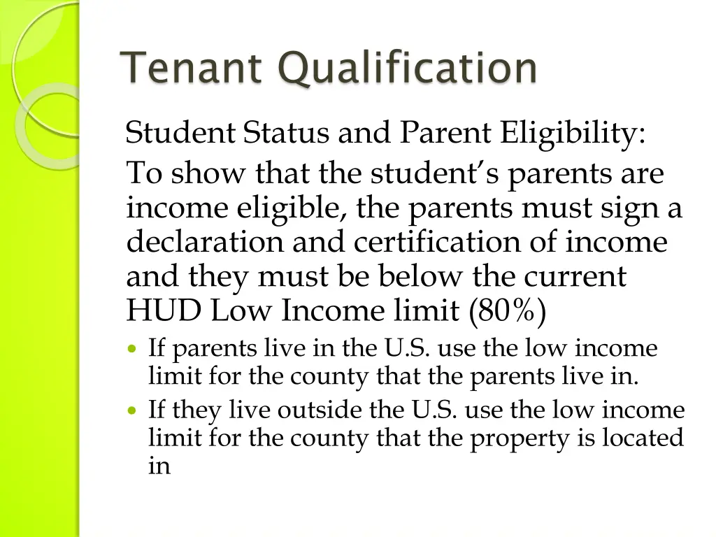 tenant qualification 12