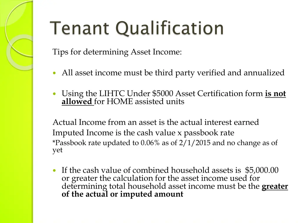 tenant qualification 7