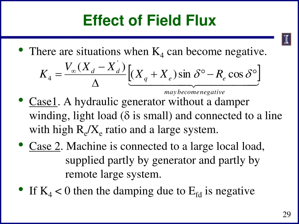 effect of field flux