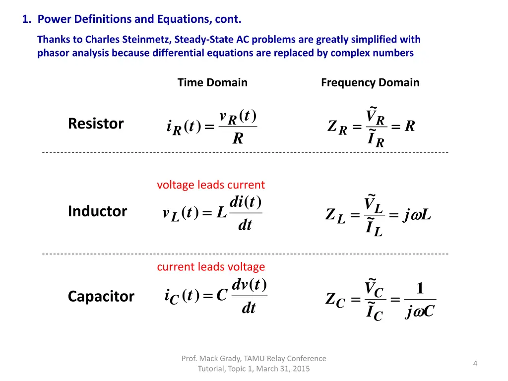1 power definitions and equations cont