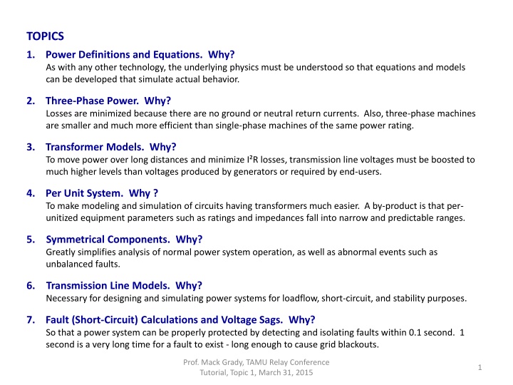 topics