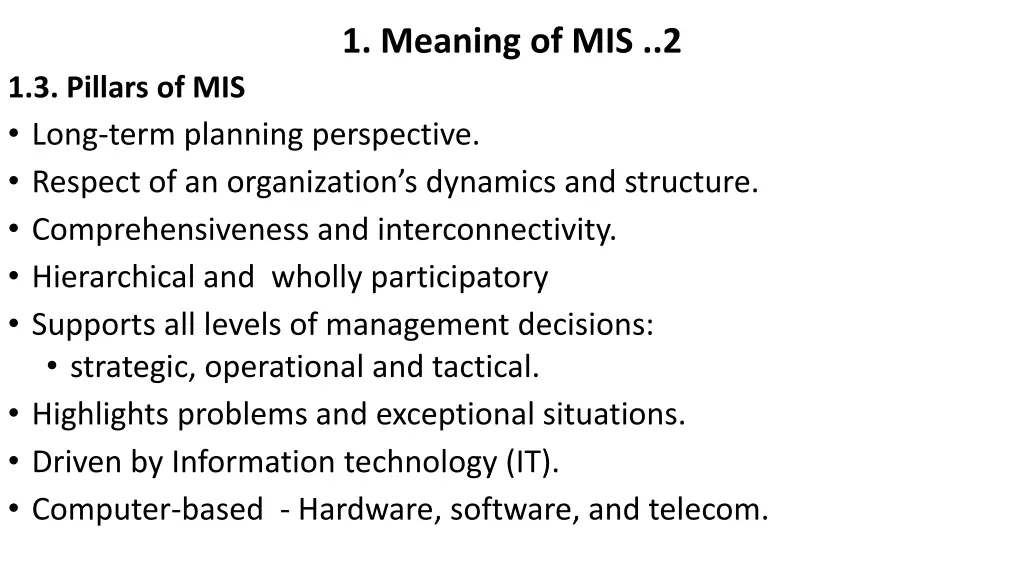 1 meaning of mis 2
