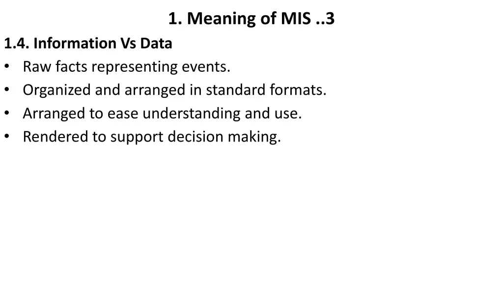 1 meaning of mis 3