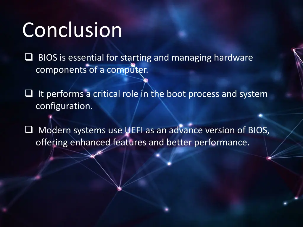 conclusion