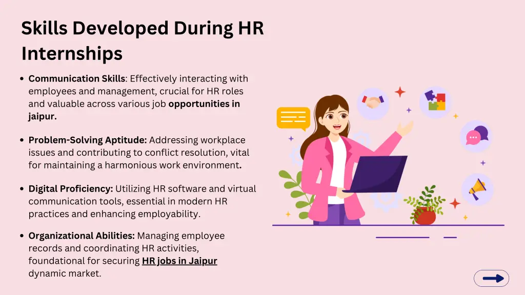 skills developed during hr internships
