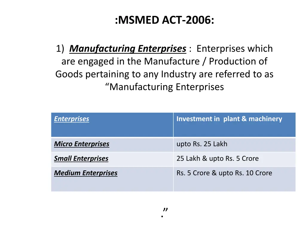 msmed act 2006