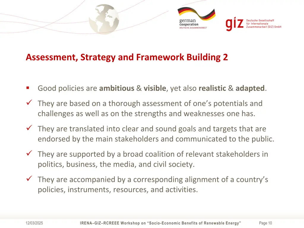 assessment strategy and framework building 2
