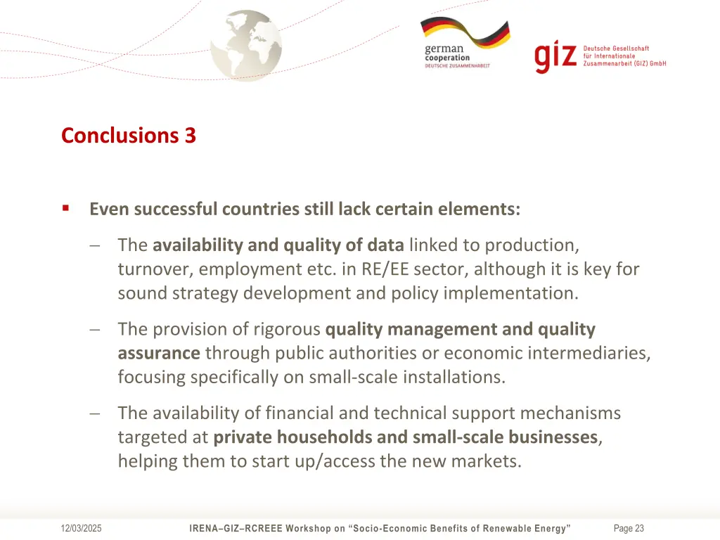 conclusions 3