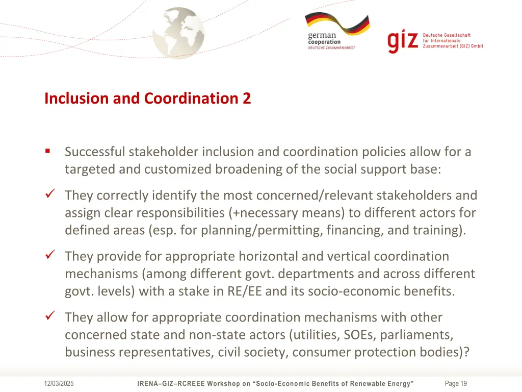 inclusion and coordination 2