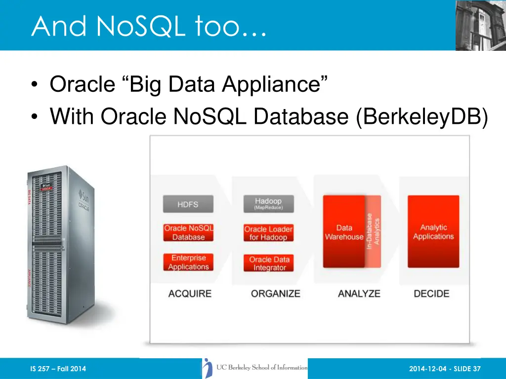 and nosql too