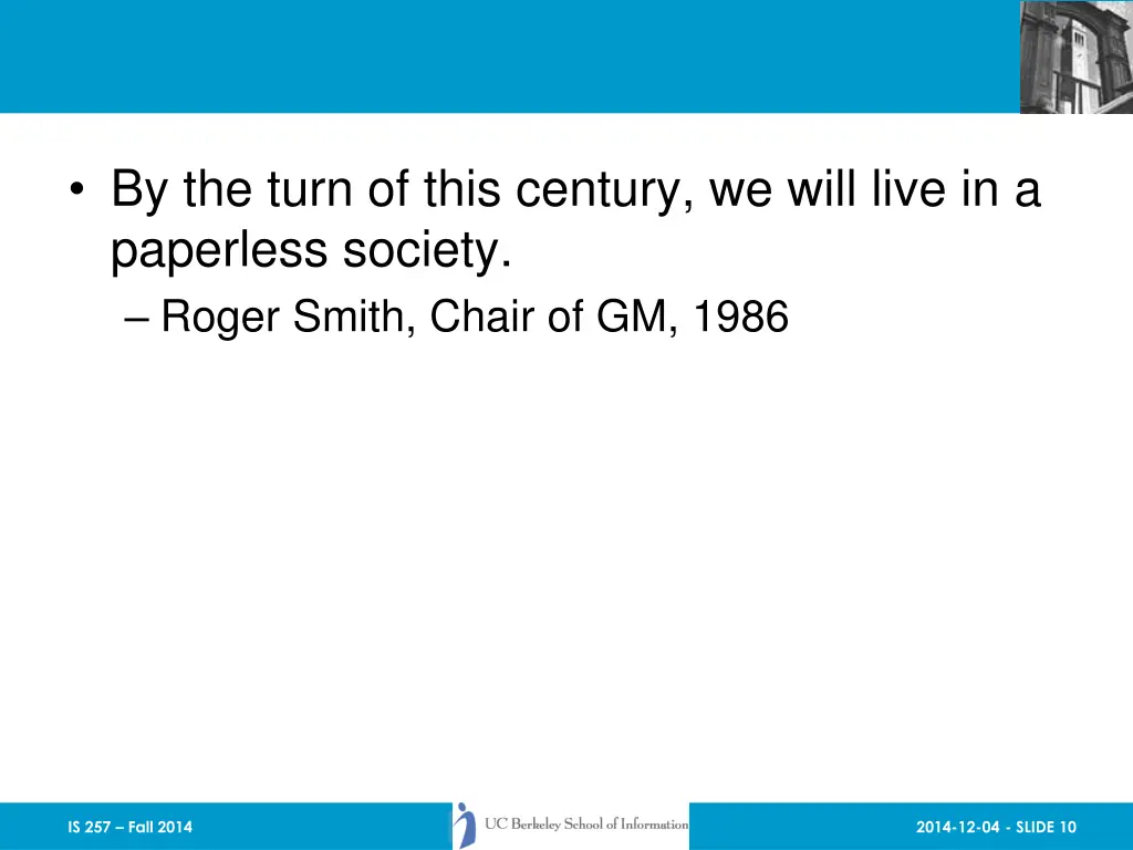 by the turn of this century we will live