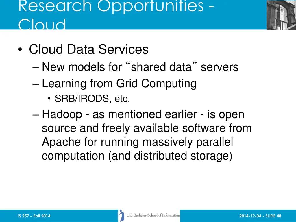 research opportunities cloud
