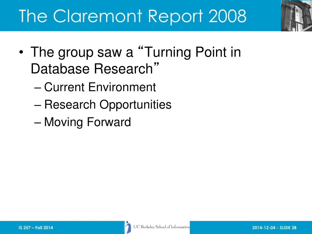 the claremont report 2008