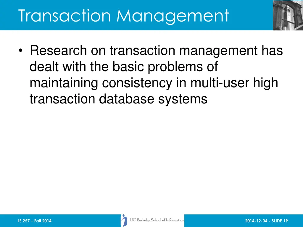 transaction management