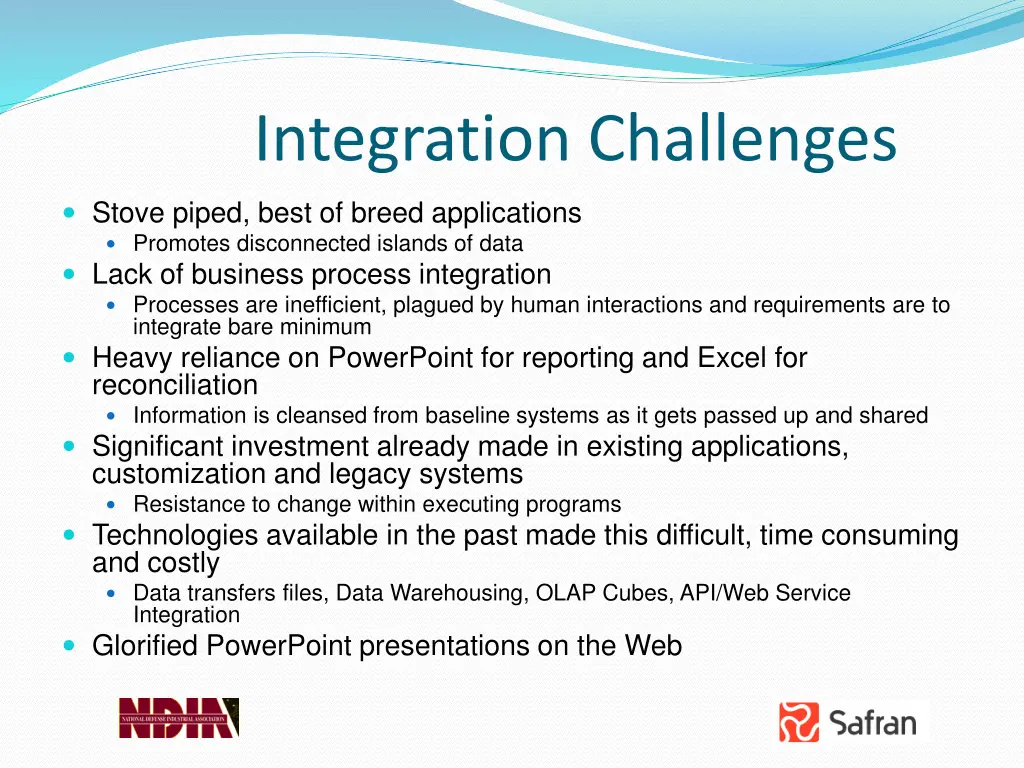 integration challenges