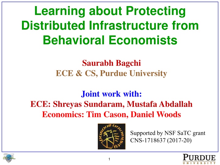 learning about protecting distributed