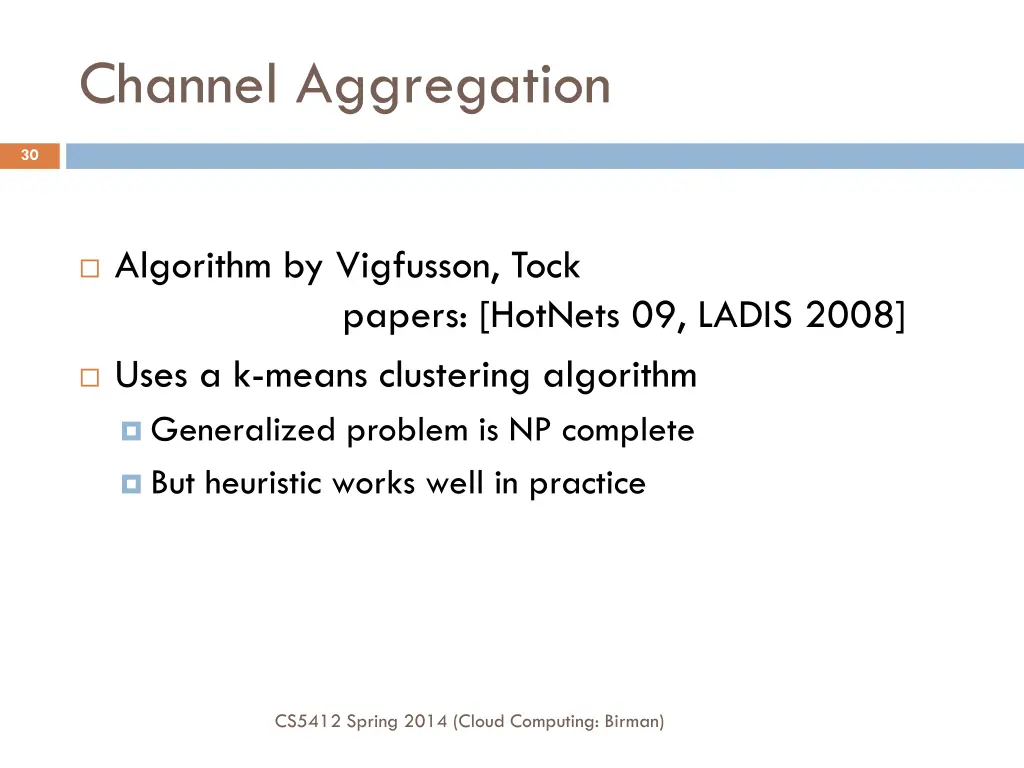 channel aggregation
