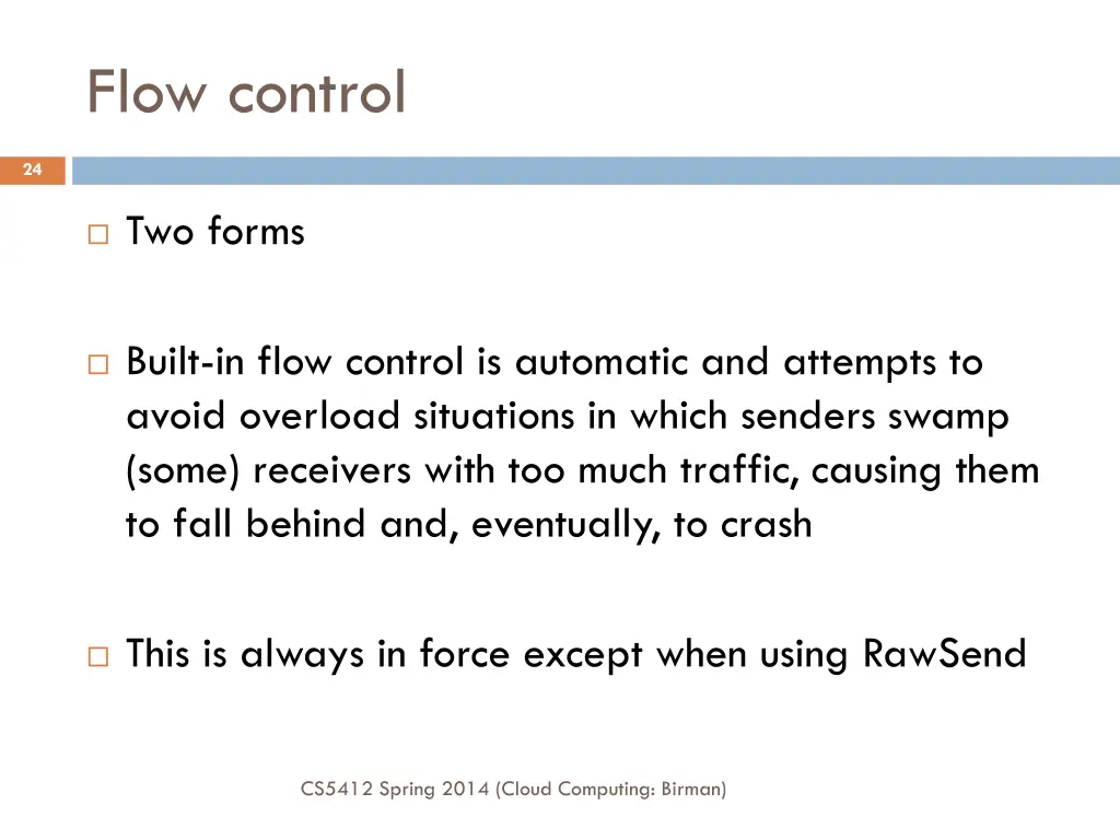 flow control