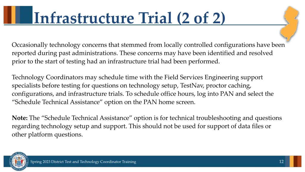 infrastructure trial 2 of 2