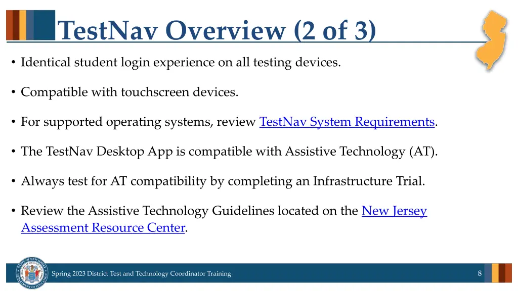 testnav overview 2 of 3
