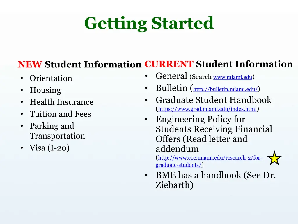 getting started 1