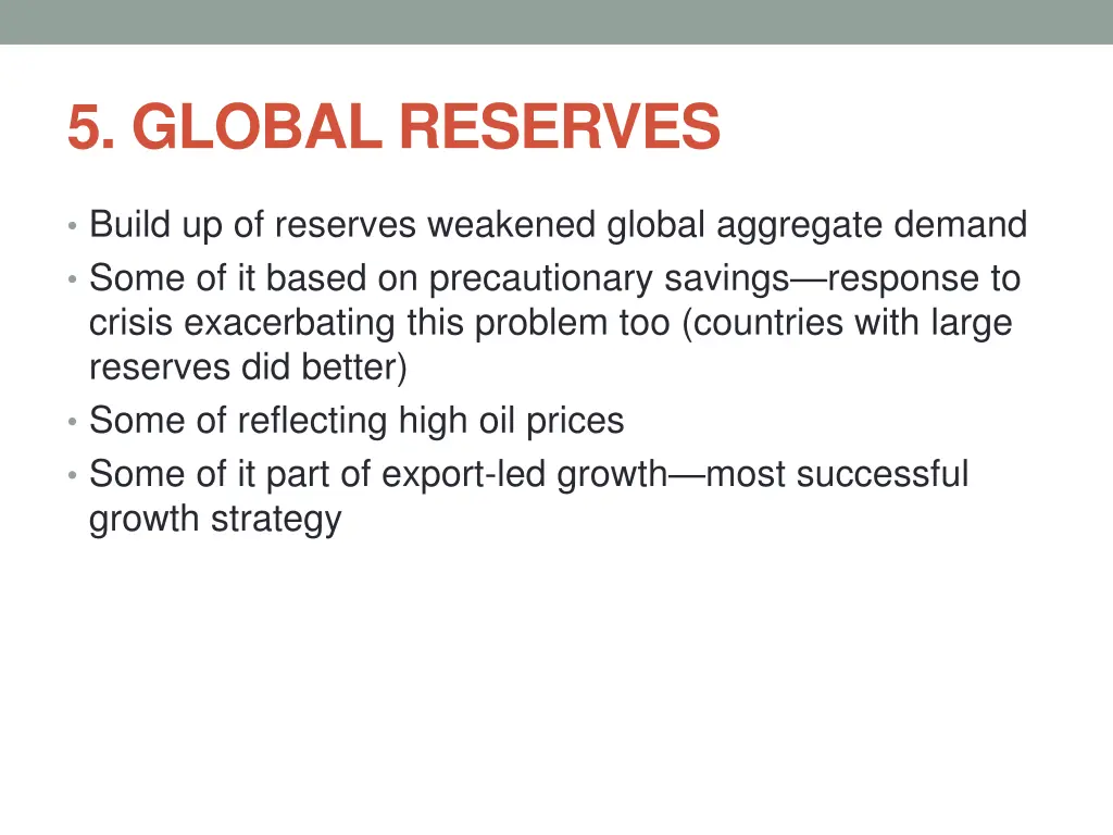 5 global reserves