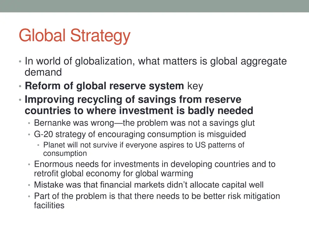 global strategy