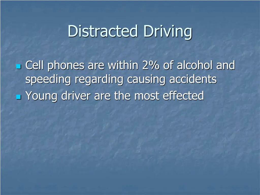 distracted driving