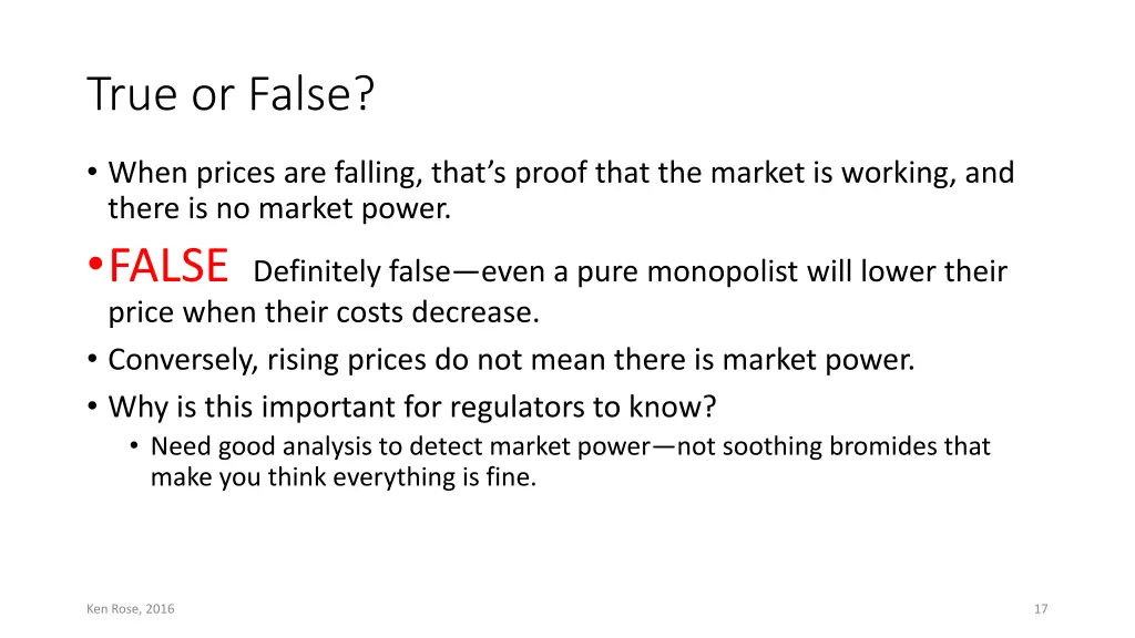 true or false 2