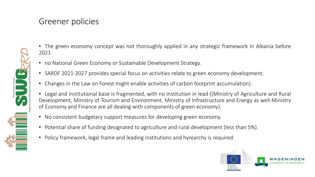 greener policies