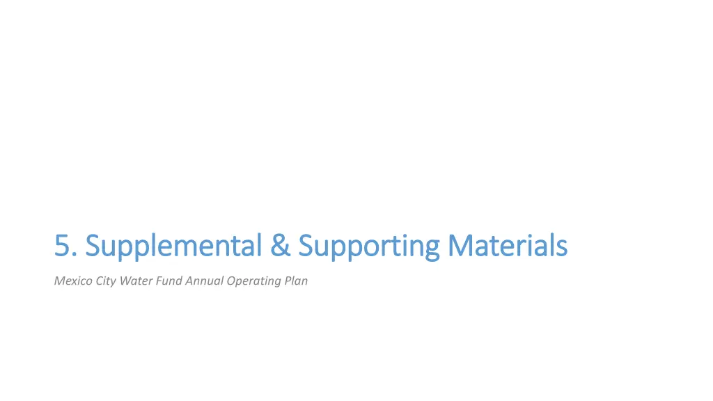 5 supplemental supporting materials