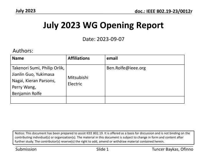 july 2023