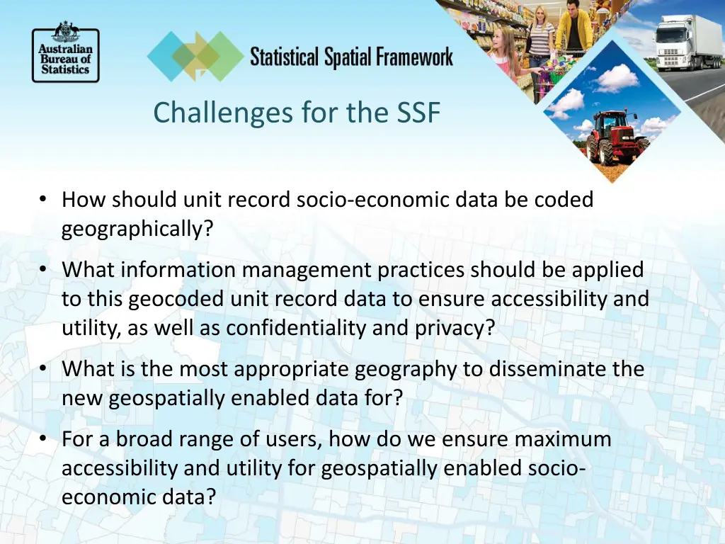 challenges for the ssf