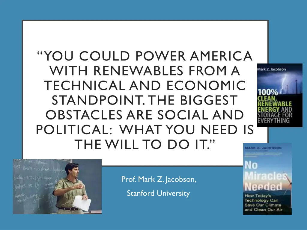 you could power america with renewables from