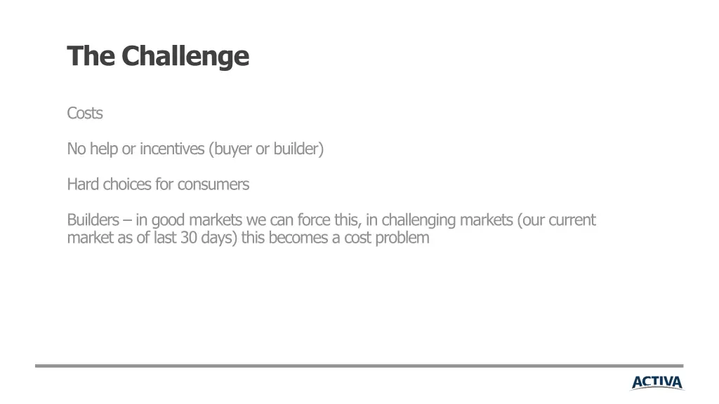 the challenge