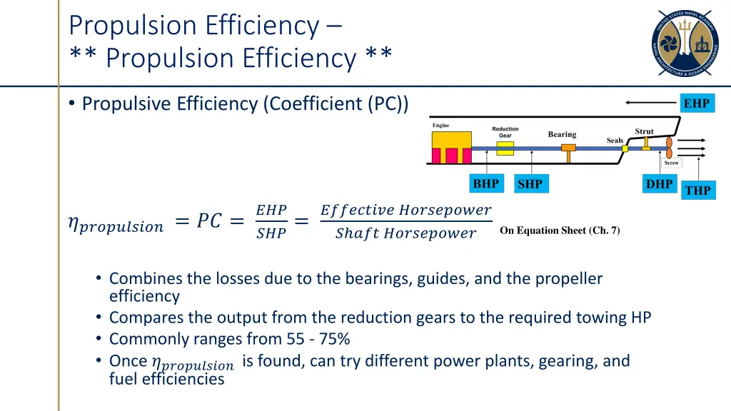 propulsion efficiency propulsion efficiency