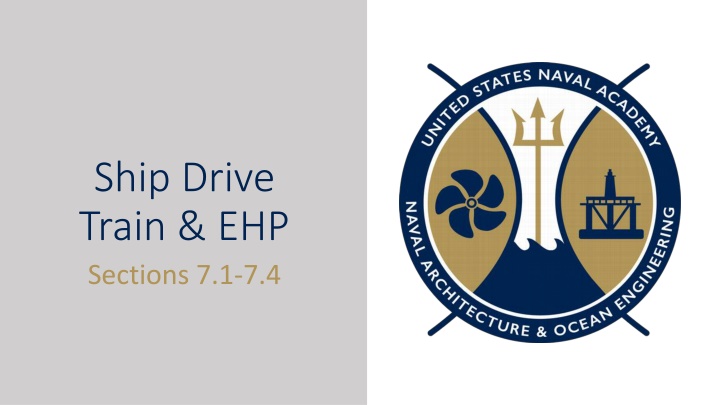 ship drive train ehp sections 7 1 7 4
