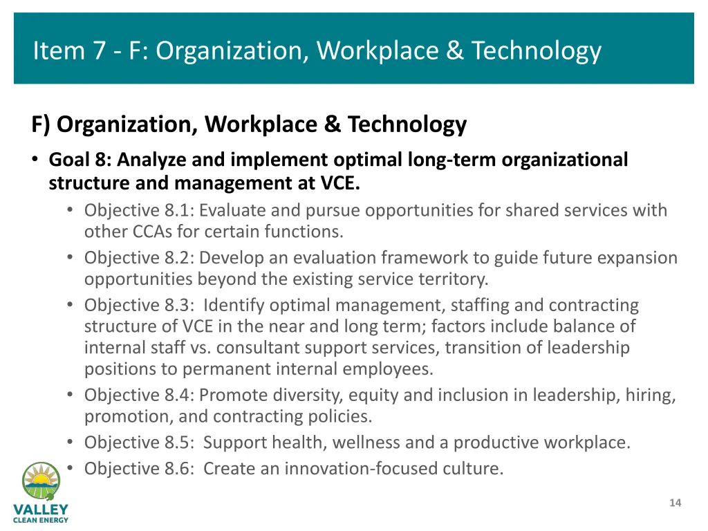 item 7 f organization workplace technology